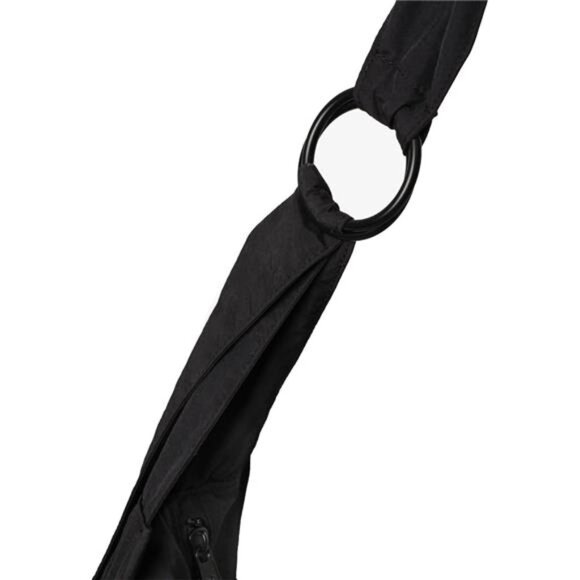 Mini Slouchy Bag Women Crescent Sling Purse Adjustable Strap Foldable Nylon Bag - Picture 2 of 7